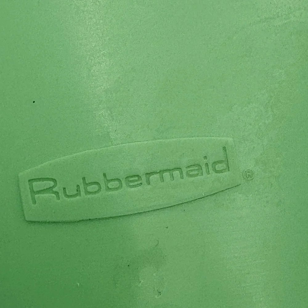Rubbermaid 2940 Trash Can Wastebasket Bright Apple Green Round 10